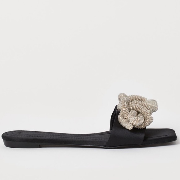 H&M Satin Beaded Slides - Picture 6 of 11